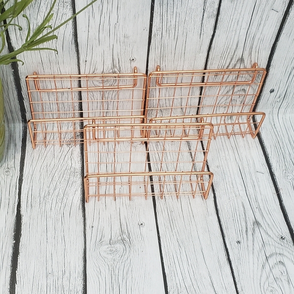 Realspace Rose Gold Wire Hanging Letter Sorter Attachments - Picture 2 of 8